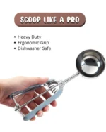 𝐏𝐫𝐞𝐦𝐢𝐮𝐦 𝐈𝐜𝐞 𝐂𝐫𝐞𝐚𝐦 𝐒𝐜𝐨𝐨𝐩 (Stainless Steel)