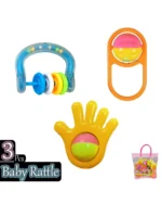 3 pcs 𝐁𝐚𝐛𝐲 𝐑𝐚𝐭𝐭𝐥𝐞 𝐒𝐞𝐭 (0-3 𝐘𝐞𝐚𝐫𝐬) - Image 2