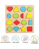 Colorful Geometric Shapes Puzzle - Image 3