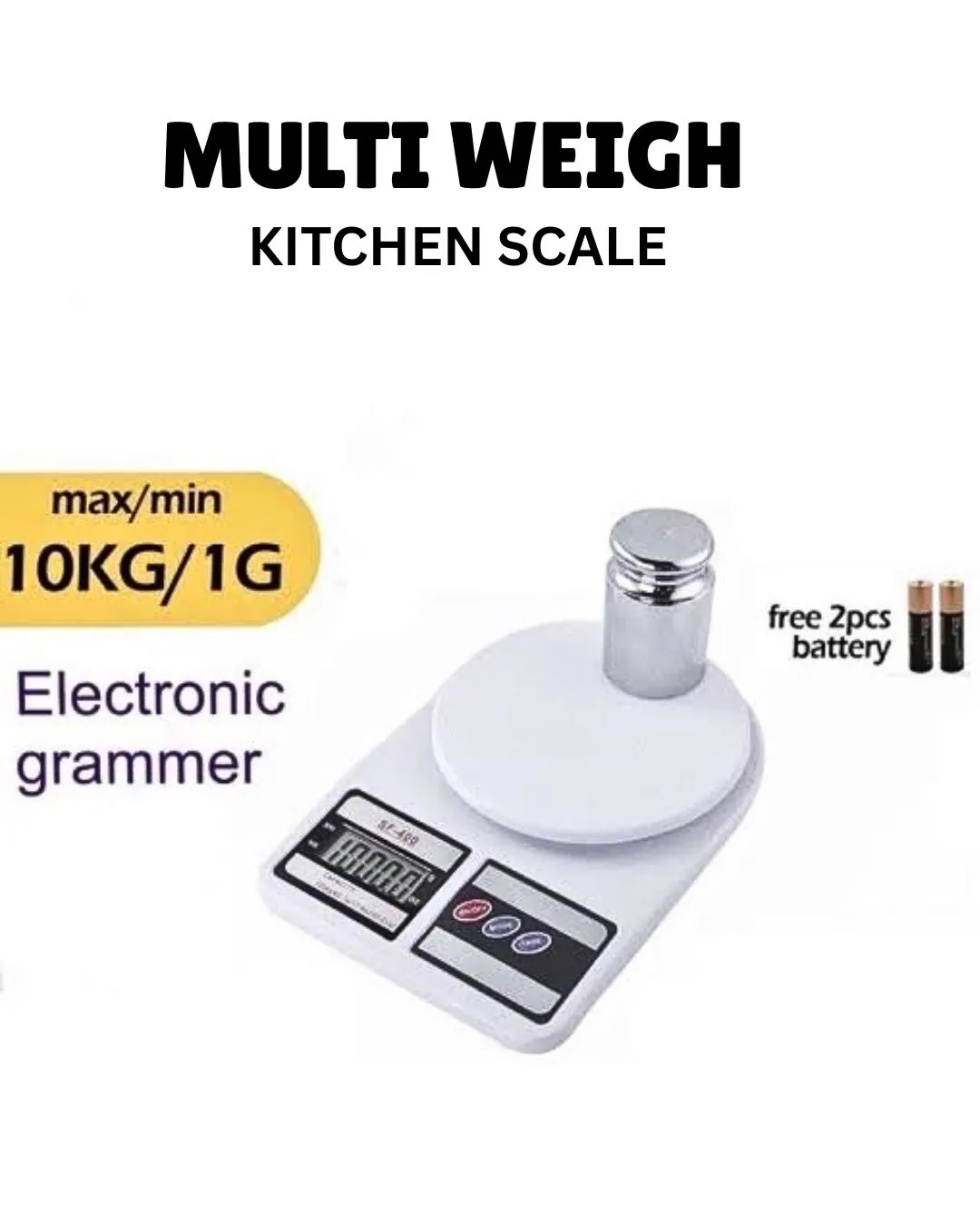 pen (11) Digital Kitchen weighing scale - Image 1