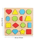 Colorful Geometric Shapes Puzzle - Image 2