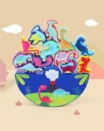 𝐃𝐢𝐧𝐨𝐬𝐚𝐮𝐫 𝐖𝐨𝐨𝐝𝐞𝐧 𝐒𝐭𝐚𝐜𝐤𝐢𝐧𝐠 𝐓𝐨𝐲 (𝐅𝐨𝐫 𝐀𝐠𝐞 𝟑+) - Image 2