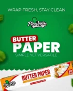 𝐏𝐫𝐨𝐰𝐫𝐚𝐩 𝐁𝐮𝐭𝐭𝐞𝐫 𝐏𝐚𝐩𝐞𝐫 (𝟗″ 𝐱 𝟏𝟒″ – 𝟑𝟎 𝐒𝐡𝐞𝐞𝐭𝐬)