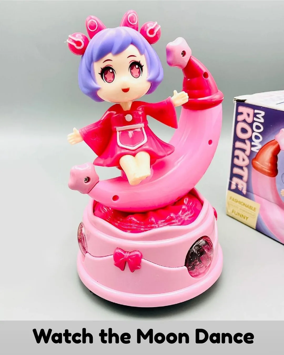 pen (37) (1) 𝐑𝐨𝐭𝐚𝐭𝐢𝐧𝐠 𝐌𝐨𝐨𝐧 𝐃𝐨𝐥𝐥 𝐓𝐨𝐲 (with Lights & Music) - Image 1