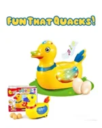 Musical Electric Lay Eggs Duck Toy