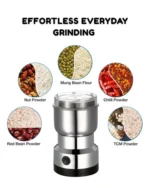 𝐑𝐀𝐅 𝐌𝐮𝐥𝐭𝐢-𝐏𝐮𝐫𝐩𝐨𝐬𝐞 𝐂𝐨𝐟𝐟𝐞𝐞 𝐆𝐫𝐢𝐧𝐝𝐞𝐫 (4 Blades) – 300W