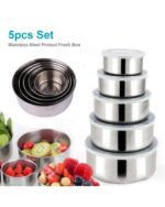 𝐌𝐮𝐥𝐭𝐢-𝐏𝐮𝐫𝐩𝐨𝐬𝐞 𝐊𝐢𝐭𝐜𝐡𝐞𝐧 𝐁𝐨𝐰𝐥 𝐒𝐞𝐭 𝐎𝐟 𝟓 - Image 2