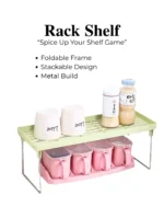 𝐅𝐨𝐥𝐝𝐚𝐛𝐥𝐞 𝐒𝐩𝐢𝐜𝐞 𝐑𝐚𝐜𝐤 𝐒𝐡𝐞𝐥𝐟 (1 Tier)