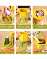 𝐒𝐦𝐚𝐫𝐭 𝐊𝐢𝐭𝐜𝐡𝐞𝐧 𝐏𝐫𝐞𝐩 𝐂𝐡𝐨𝐩𝐩𝐞𝐫 (𝐃𝐢𝐜𝐢𝐧𝐠, 𝐒𝐥𝐢𝐭𝐭𝐢𝐧𝐠 & 𝐒𝐥𝐢𝐜𝐢𝐧𝐠 𝐓𝐨𝐨𝐥) - Image 2