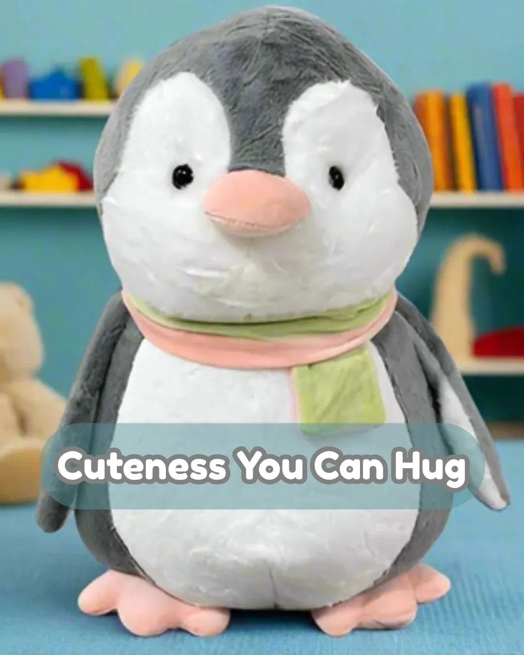 Instant Heat Access (67) 𝐒𝐜𝐚𝐫𝐟 𝐏𝐞𝐧𝐠𝐮𝐢𝐧 𝐏𝐥𝐮𝐬𝐡 𝐓𝐨𝐲 (𝟑𝟓 𝐜𝐦) - Image 1