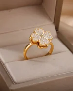 𝐅𝐨𝐮𝐫-𝐥𝐞𝐚𝐟 𝐂𝐥𝐨𝐯𝐞𝐫 𝐀𝐧𝐱𝐢𝐞𝐭𝐲 𝐑𝐢𝐧𝐠 - Image 3