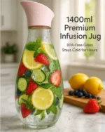 𝐇𝐞𝐚𝐭-𝐑𝐞𝐬𝐢𝐬𝐭𝐚𝐧𝐭 𝐆𝐥𝐚𝐬𝐬 𝐖𝐚𝐭𝐞𝐫 𝐉𝐮𝐠 (1400ml) - Image 3